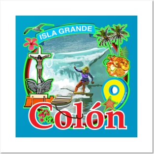 isla grande panama Posters and Art